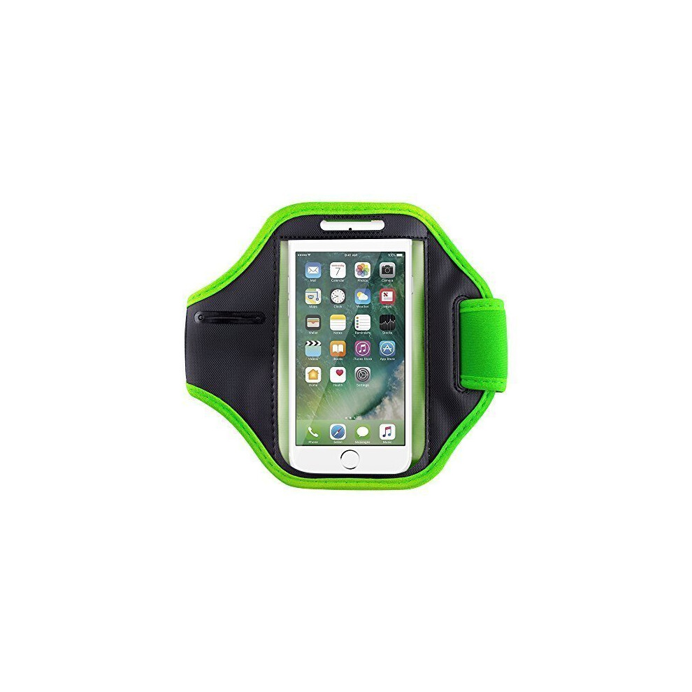 (Lime) For Iphone 7 Running Jogging Sports Armband Case Green 7426805639802