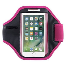 (Pink) For iPhone 7 Running Jogging Sports Armband Case