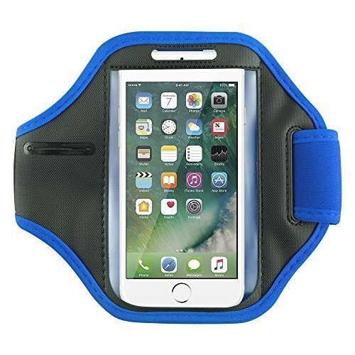 (Blue) For iPhone 7 Running Jogging Sports Armband Case