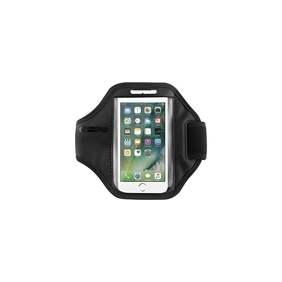 (Black) For Iphone 7 Running Jogging Sports Armband Case Black 7426805639789