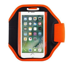 (Orange) For iPhone 7 Running Jogging Sports Armband Case