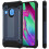 (Blue) For Galaxy A40 Hard Tough Armour Defender Case 4
