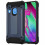 (Blue) For Galaxy A40 Hard Tough Armour Defender Case 1