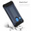 (Blue) For Galaxy A40 Hard Tough Armour Defender Case 6