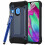 (Blue) For Galaxy A40 Hard Tough Armour Defender Case 3