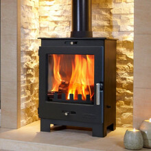 Portway Arundel 4.9kw Multi Fuel Stove & Complete 9m Liner Install Kit