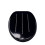 Sabichi Black Toilet Seat With Diamante Decor & Chrome Plated Fittings 1