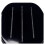 Sabichi Black Toilet Seat With Diamante Decor & Chrome Plated Fittings 3
