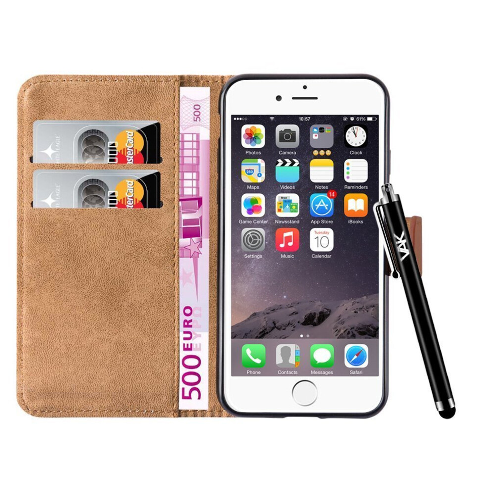 brown--for-iphone-6---6s-flip-wallet-leather-case-cover