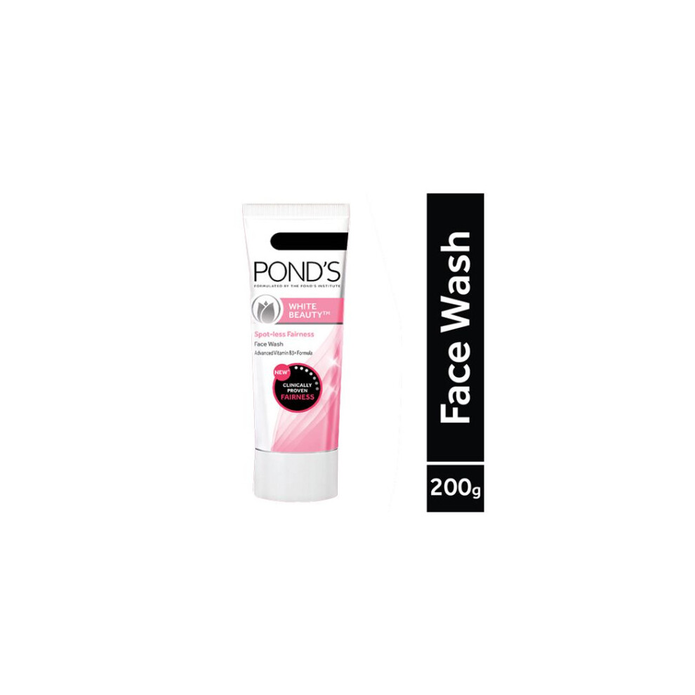 2 Pack Ponds Face Wash - Lightening, White Beauty, 200 g