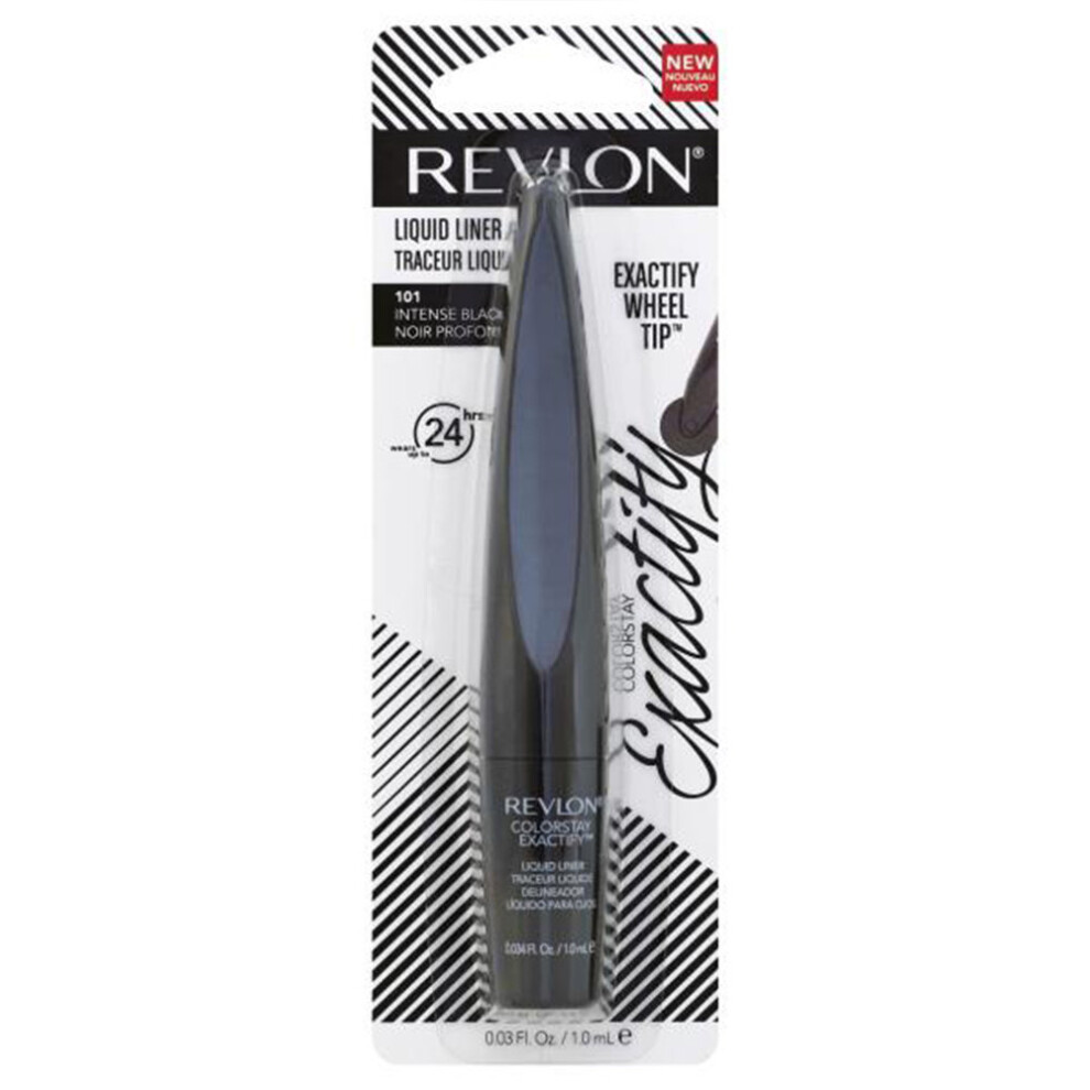 Revlon ColorStay Exactify Liquid Liner  Intense Black 0.03 Fl Oz (Pack of 1)