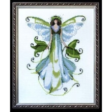 Pixie Couture Collection Morning Glory Counted Cross Stitch Chart Pattern