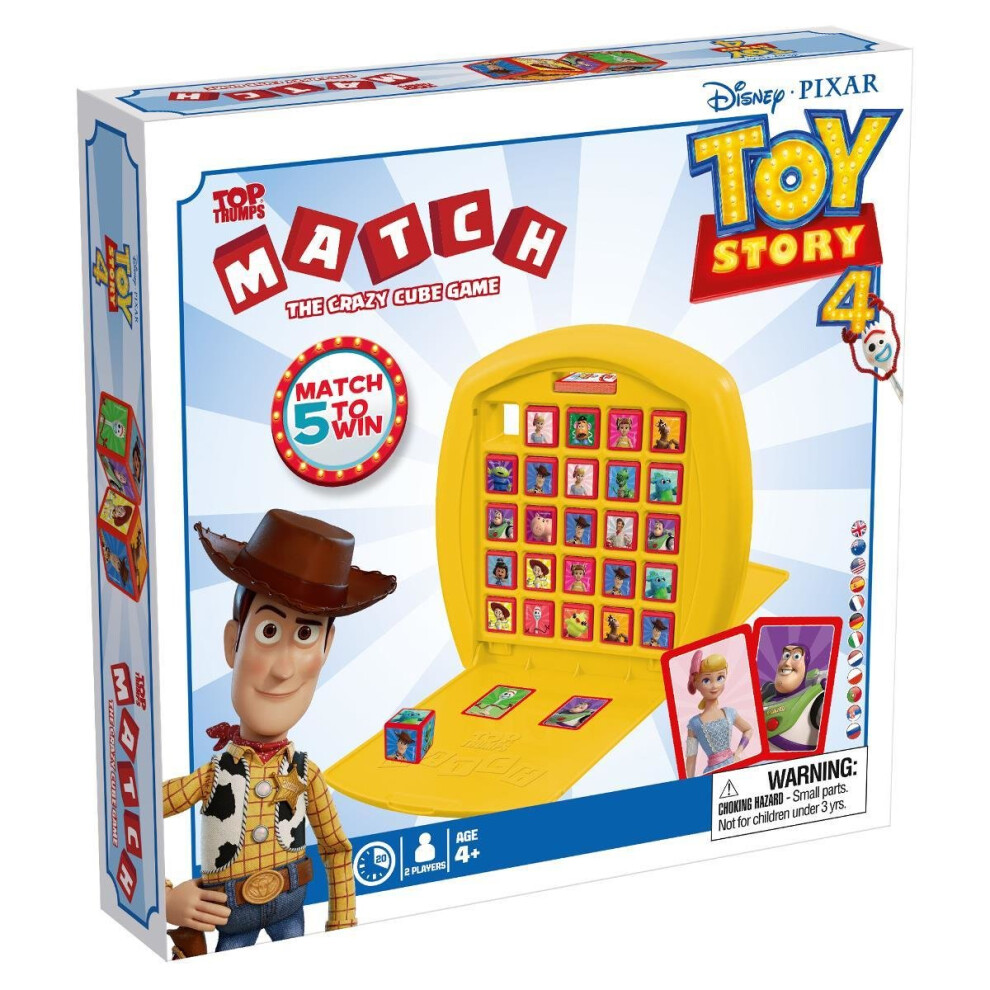 Winning Moves Toy Story 4 - Top Trumps Match Cube Game