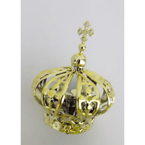 Crown in Plastic for Statues Religious Figurine - Diameter Base 2.5cm
