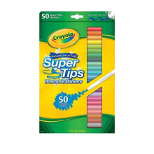Crayola 30363940 50 Super Tips Washable Markers
