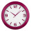 Premier Housewares Vivid Raspberry Round Wall Clock 1