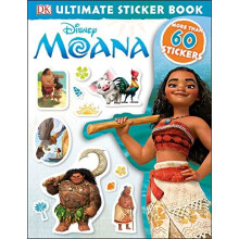 Disney Moana DK Ultimate Sticker Book: 60+ Easy-to-Peel Stickers, Meet Moana & Maui, Adventure Across the Pacific