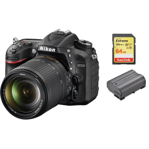 Nikon NIKON D7200+AF-S 18-140MM F3.5-5.6+SanDisk Extreme 64G SD+EN-EL15B