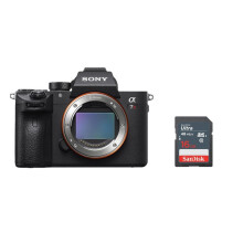 Sony A7R III Mirrorless Camera Body + 16GB SD Card — 42.4MP, 10fps, Fast Hybrid AF, ISO 50-102400
