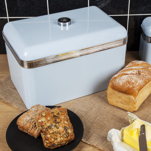 Swan (Blue) Swan Retro Bread Bin SWKA1010 2