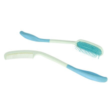 Long Handled Hair Brush And Comb Set - Disability Daily Living Aid