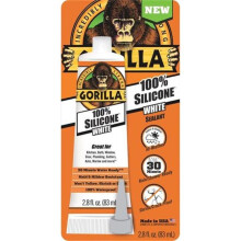Gorilla Glue 253769 2.8 oz Silicone Sealant - White