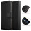 (Black) For Galaxy A10 Leather Wallet Flip Back Case Cover 7