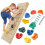 The Magic Toy Shop The Magic Toy Shop Set of 10 Climbing Stones Bolt On Climbing Frame Wall Rock Hold Grab Stone Grip 1