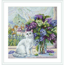 Kit de point de croix - Printemps Humeur - Toile Aida - 35 couleurs - Aiguille incluse