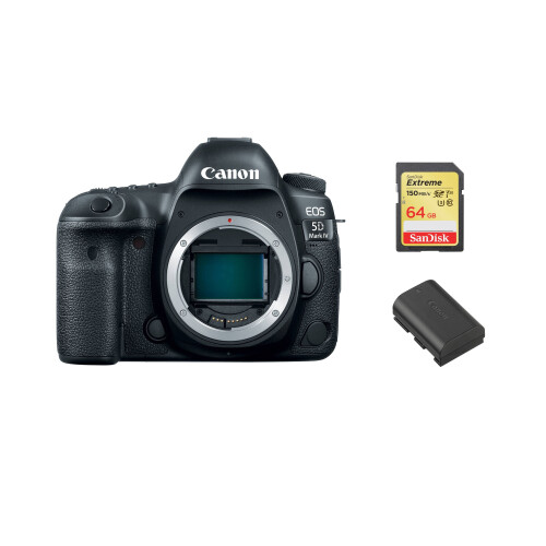 Canon CANON EOS 5D IV Body + Sandisk 64G SD card + LP-E6N Battery