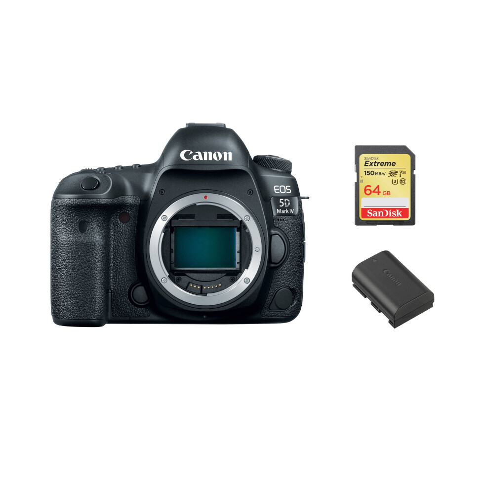 CANON EOS 5D IV Body + Sandisk 64G SD card + LP-E6N Battery