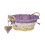 Premier Housewares Multi-purpose Round Willow Basket, Purple Gingham Lining 1