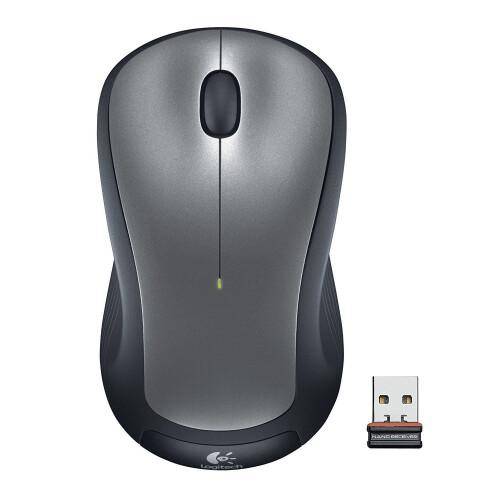 Refurbished Logitech Logitech Full size Optical Wireless Mouse M310 SILVER 1