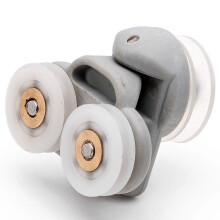 2x Twin Spare Shower Door Rollers/Runners/Wheels 19mm Wheel Diameter grooved wheel L3