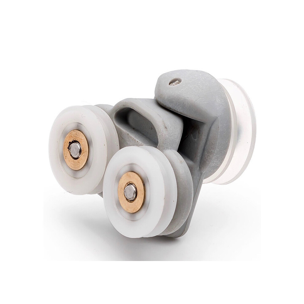 2x Twin Spare Shower Door Rollers/Runners/Wheels 19mm Wheel Diameter grooved wheel L3