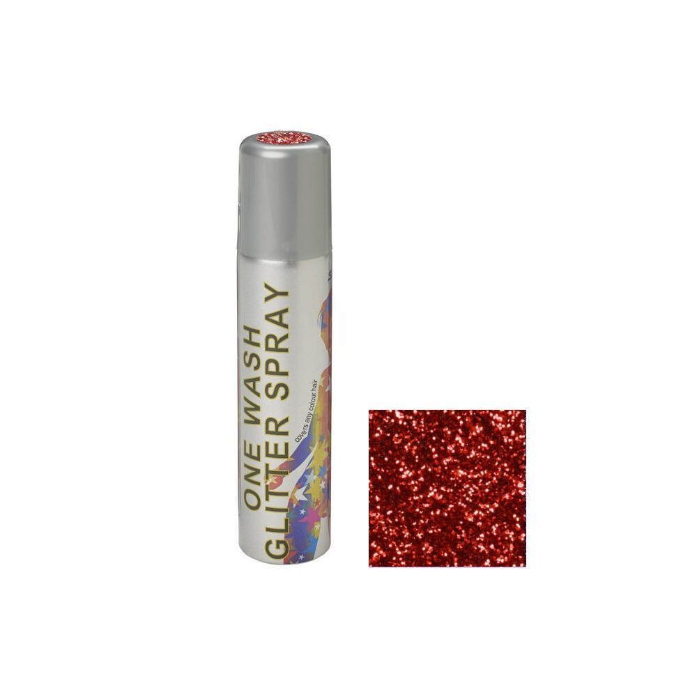 Stargazer Glitter Hair Spray ~ Red