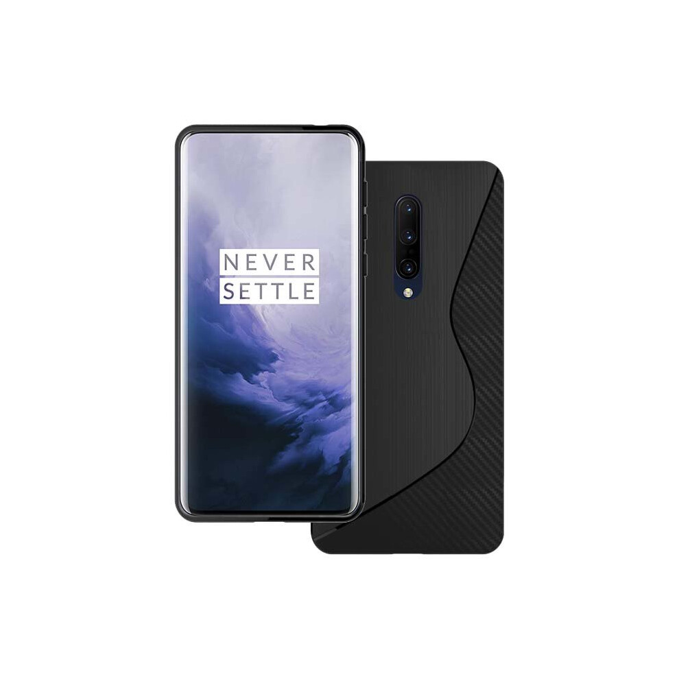 Case For OnePlus 7 Pro Black S Line Silicone Gel Cover