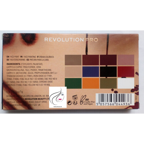 Revolution Pro SFX Face Paint Palette Halloween 2018 2