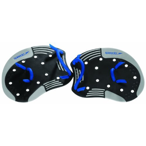 Speedo Speedo Unisex Swim Training I.M. Tech Paddles Black/Blue, Small-Medium