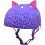 Krash Girls Bike Helmet, Purple Leopard Kitty 1