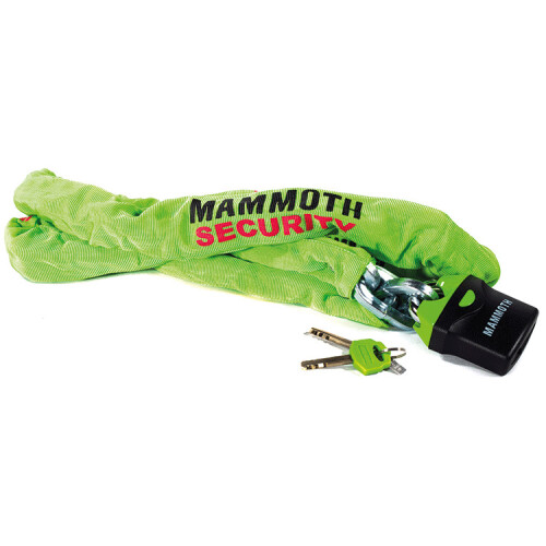 Mammoth 1.8M Security Lock and 10mm Square Link Chain (Hardened Steel) 1