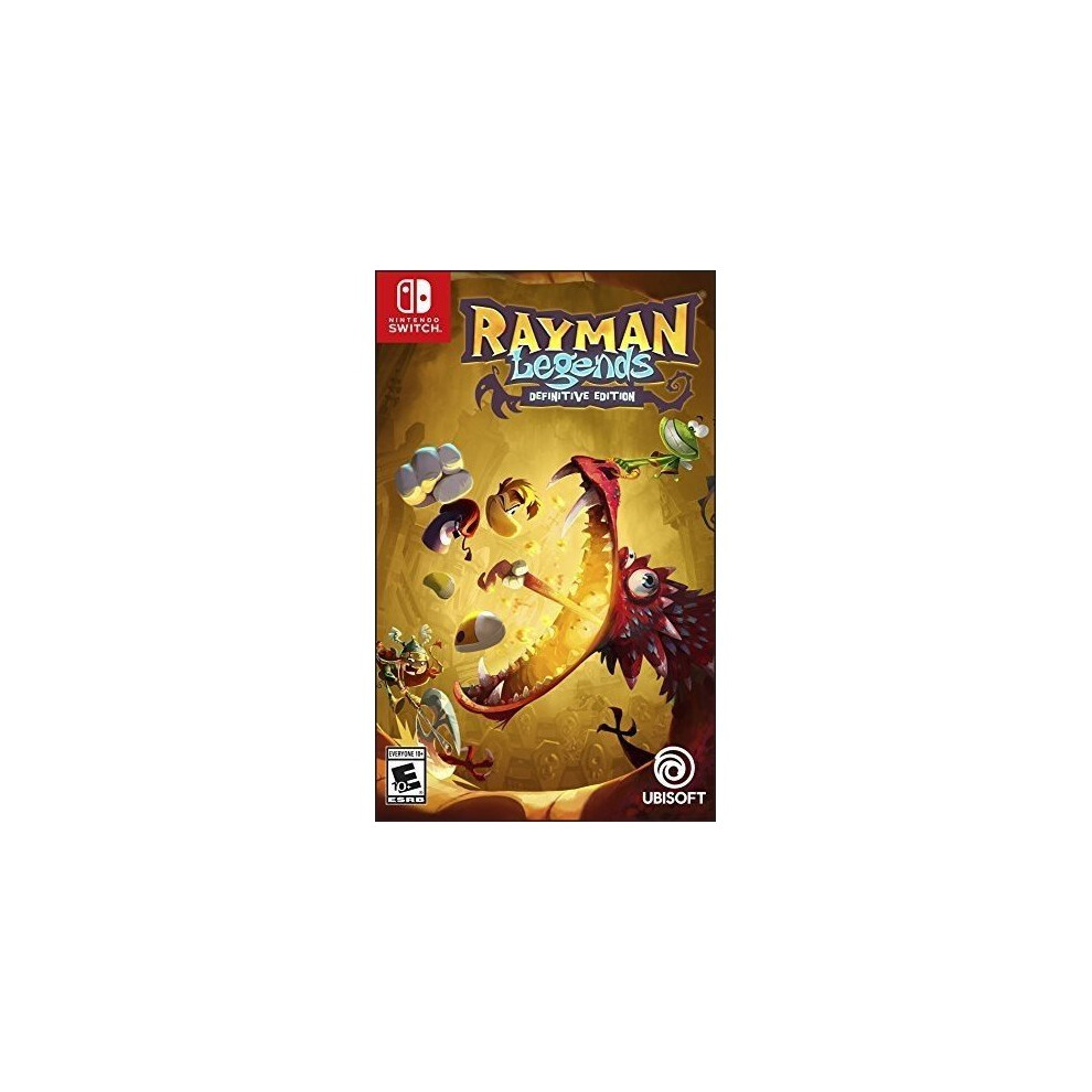 Rayman Legends Definitive Edition for Nintendo Switch: Vivid, Co-Op Platformer Adventure Through Mythic Painting Worlds