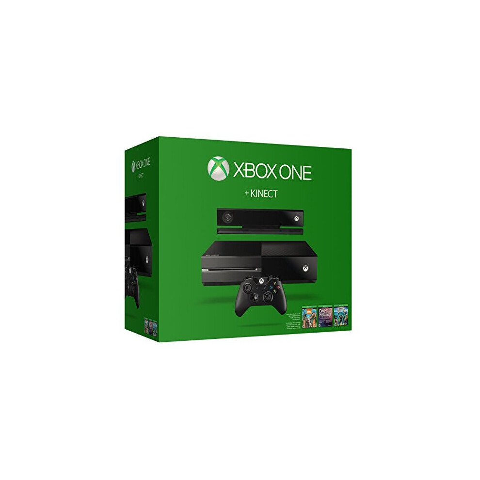 Xbox One 500GB Console with Kinect Bundle Includes Chat Headset