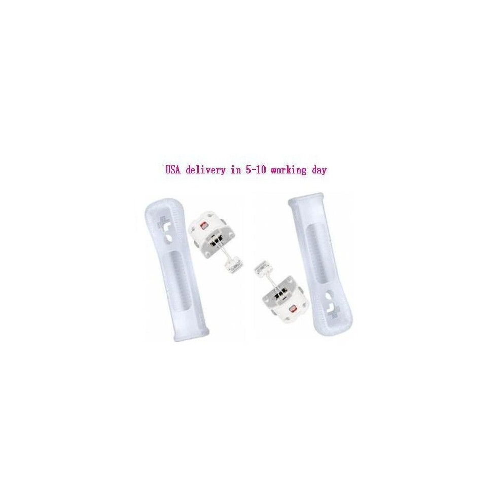 Wii Motion Plus Adapter For Original Nintendo Wii Remote Controller Set White 690102831901