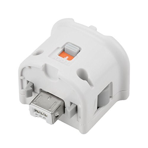 Refurbished REDGO Motion Plus Adapter Sensor for Nintendo Wii Wii U Remote Controller White