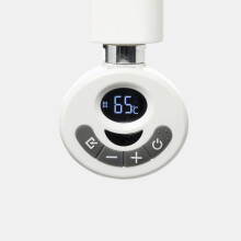 (300w, White) R3 ECO Electric Heating Element + With Thermostat, Timer and Remote for Towel Rails & Radiators