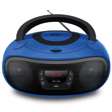 Grouptronics GTCD-501 Blue CD Player With Radio, USB, MP3 & AUX IN
