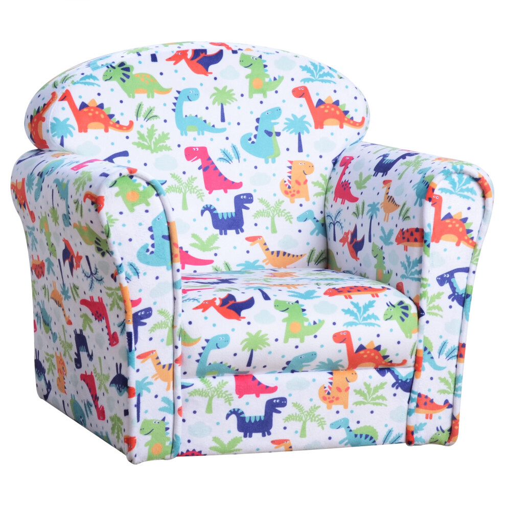 Homcom Dinosaur Childrens Armchair