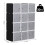 Homcom HOMCOM DIY Interlocking Plastic Modular Wardrobe 2