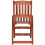 VidaXL vidaXL 2x Solid Eucalyptus Wood Children's Dining Chairs Kitchen Dinner Seat 2